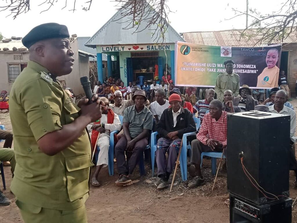 Serengeti District Official Commander Mr Mathew Mgema